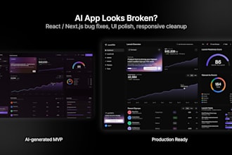 fix bugs and polish your ai generated react or nextjs app