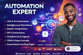 do airtable, hubspot, salesforce API, and gohighlevel automation, n8n ai agent