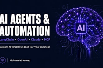 build ai agents and automation workflows using langchain, openai, and mcp