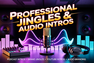 catchy jingles and professional audio intros
