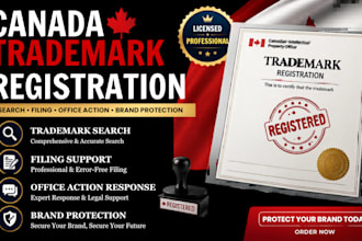 do canada licensed trademark registration, search, filing and office action