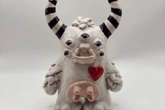turn your illustration into a handcrafted ceramic sculpture