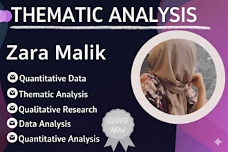 perform professional thematic analysis and qualitative research