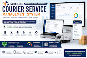 build logistics, delivery and courier management software