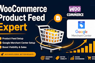 woocommerce product feed or merchant center setup