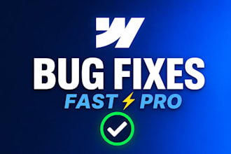 fix webflow bugs fast, responsive issues, cms errors and optimize your website