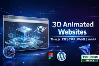 develop 3d interactive websites with threejs, webgl, r3f, gsap and webar