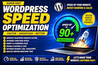 fix slow wordpress website and boost speed optimization