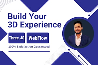 build immersive 3d website product configurator with threejs react webflow