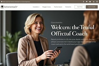 design squarespace mindset coach website financial coach site consultant website