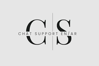 provide chat support english and arabic