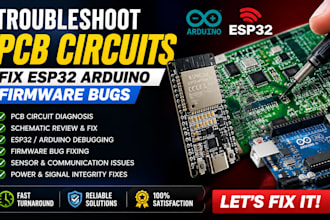 troubleshoot pcb circuits fix esp32 arduino firmware bugs