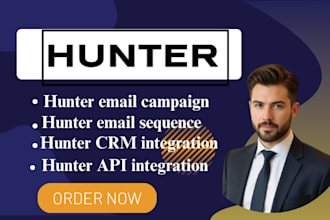 fix hunter email campaign hunter email sequence hunter CRM integration