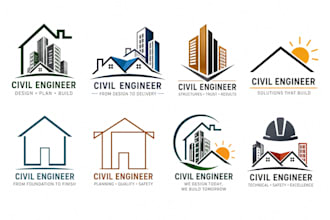 design a professional minimalist tech and engineering logo