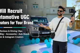 recruit top automotive ugc creators for your car brand or vehicle product