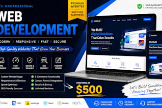 built a professional busines and custom website and also provides it maintenance