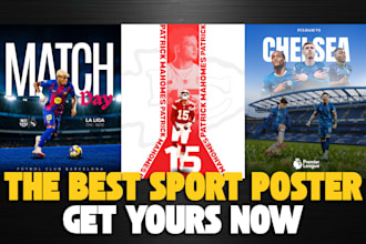 do the best sports poster for you