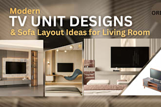 do 3d stylish modern TV wall unit design,TV cabinet with 3d home interior design