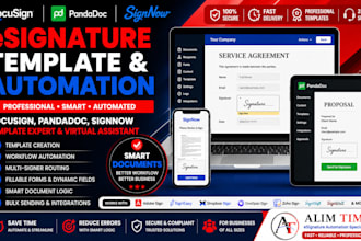help businesses create clean esignature templates and automate document workflow