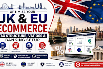 optimize your UK eu ecommerce tax structure, vat oss and banking setup