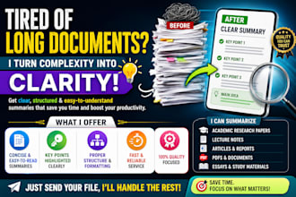 turn lengthy pdfs and notes into simple and easy summaries