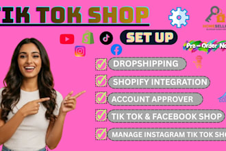 build 20k profit dropshipping store set up tik tok shop