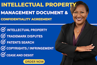 draft a professional intellectual property protection  and management document