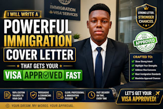 write a powerful immigration cover letter that gets your visa approved fast