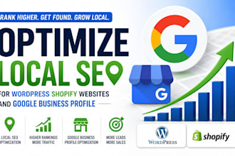 optimize local SEO for wordpress shopify websites and google business profile