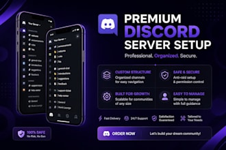 build a professional discord server for your community