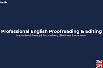 proofread and edit your english text, email, CV or business content
