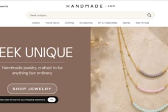 design squarespace handmade store ecommerce website craft business website