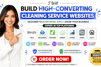 build thryv breezeworks servicem8 zenmaid setmore jobber acuity cleaning webiste