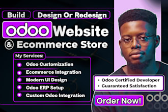 design odoo website, odoo ecommerce website, odoo customization, odoo developer