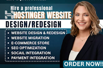 do hostinger website design, hostinger website redesign, wordpress website ionos