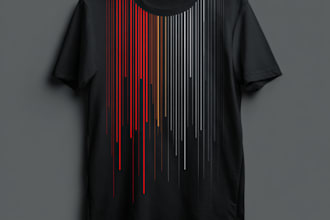 make a simple and trendy t shirt design
