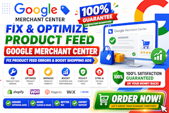 optimize product feed for google merchant center fix product feed errors