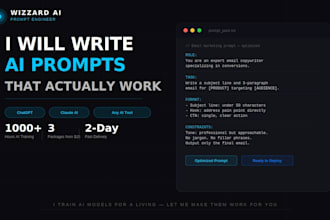 write and optimize ai prompts for your business