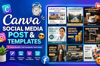 design professional instagram post templates in canva