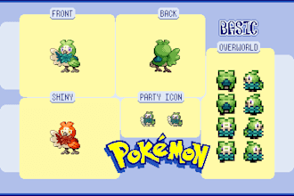 create pokemon and fakemon sprite for your game