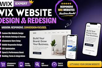 design responsive wix website build wix website as your wix website expert