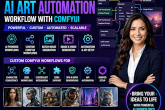 build custom comfyui workflows for stable diffusion image sdxl video generation