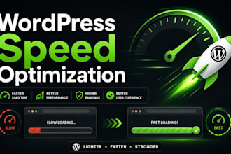 speed optimize and secure your wordpress website