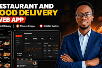 build restaurant and food delivery web app with online ordering