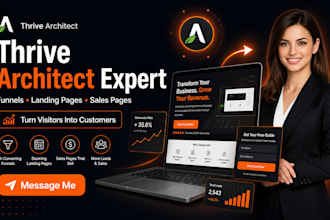 create high converting sales page using thrive architect