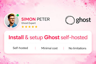 develop a brand new custom ghost cms blog theme, ghost cms theme