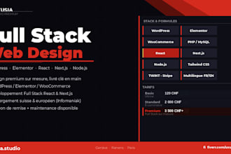 design a premium wordpress and full stack website for swiss businesses