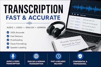 transcribe audio and video accurately