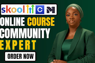 skool community setup ghl online course content skool community manager