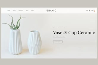 ceramic shopify store pottery store pottery website artisian ceramic website